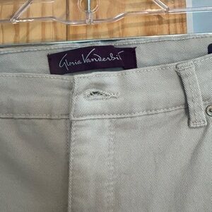 Gloria Vanderbilt Women's Beige Straight Leg Pants